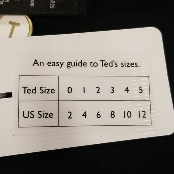 💕TED BAKER LONDON💕 Reetta Logo Bikini Bottoms Black TB4 US 10 NWT - Picture 16 of 16